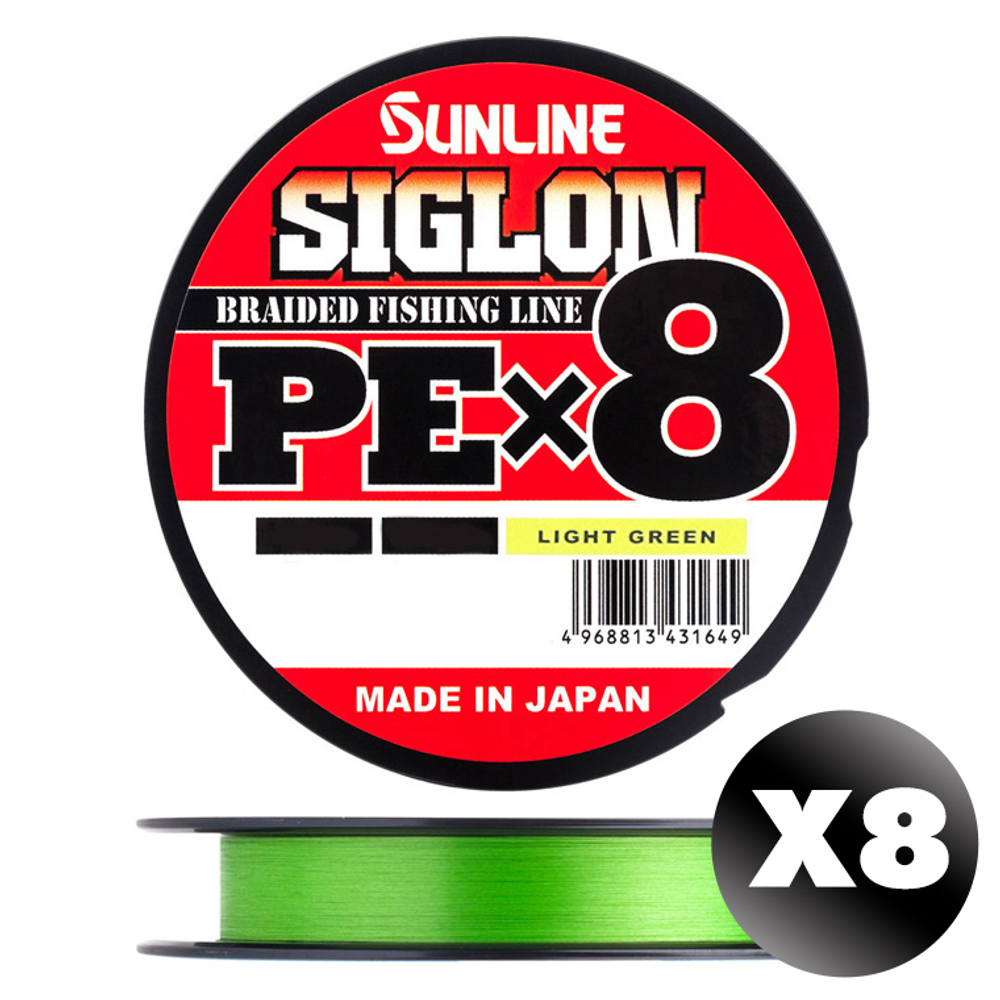 Плетенка Sunline Siglon PE X8 (150м), Light Green