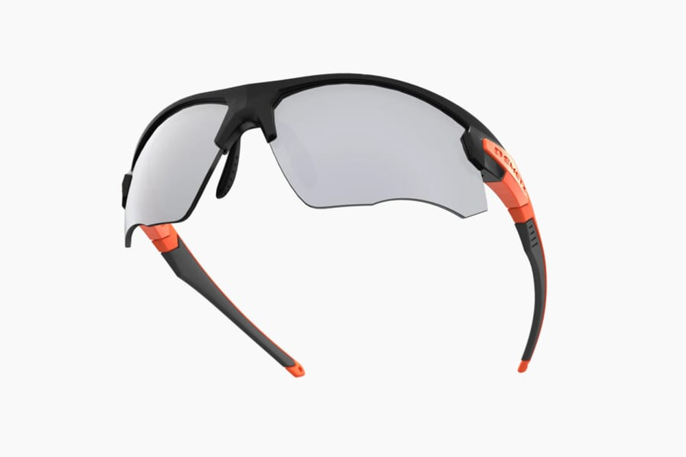 Спортивные очки Demetz Pulsa 2 / Mat Black / Orange Grey With Silver Polarized Mirror Cat.3