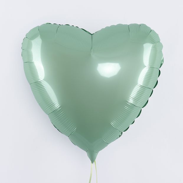 F Шар 18''/46 см, Сердце Мятный Макарунс (БГ-15)