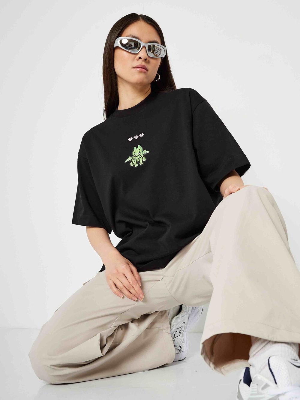 Футболка Toccotwo Tetris dragon silkscreen черная