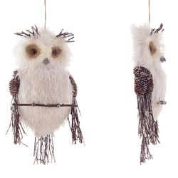 GAEM Украшение новогоднее "Сова", L21 W9 H40 см, (б/инд.уп)