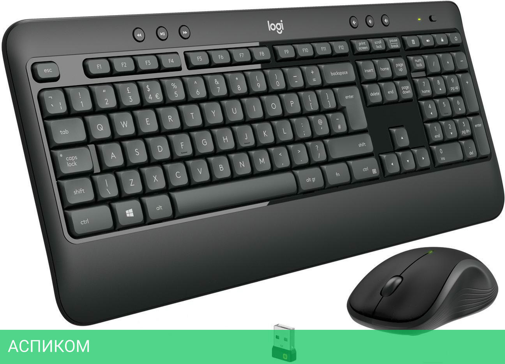 Набор периферии Logitech MK540 Advance черный (920-008691)