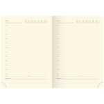 Ежедневник недатированный Berlingo, А6, 160л, кожзам, Vivella Prestige, красный