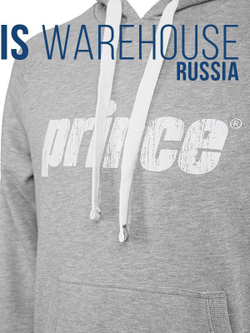 Кофта для мальчика теннисная Prince Pullover Hoodie - серый