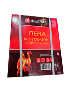 Монтажная пена FIRE огнеупорная (12 шт./уп.) + пистолет в подарок