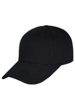 Черная классическая бейсболка фото спереди