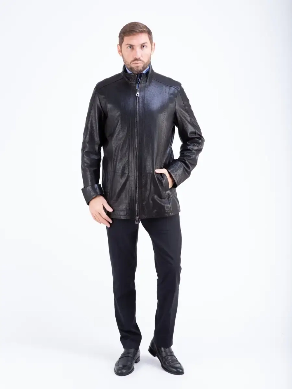 Куртка мужская кожаная натуральная