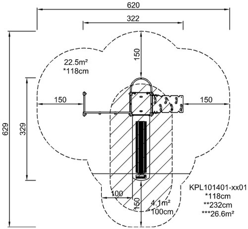Игровая башня с сетью для лазанья