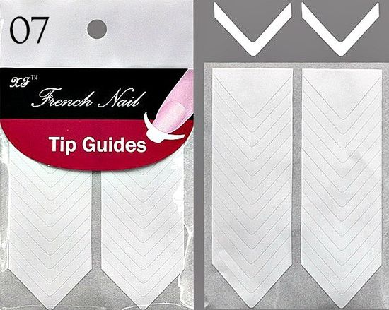 Трафареты для французского маникюра №07