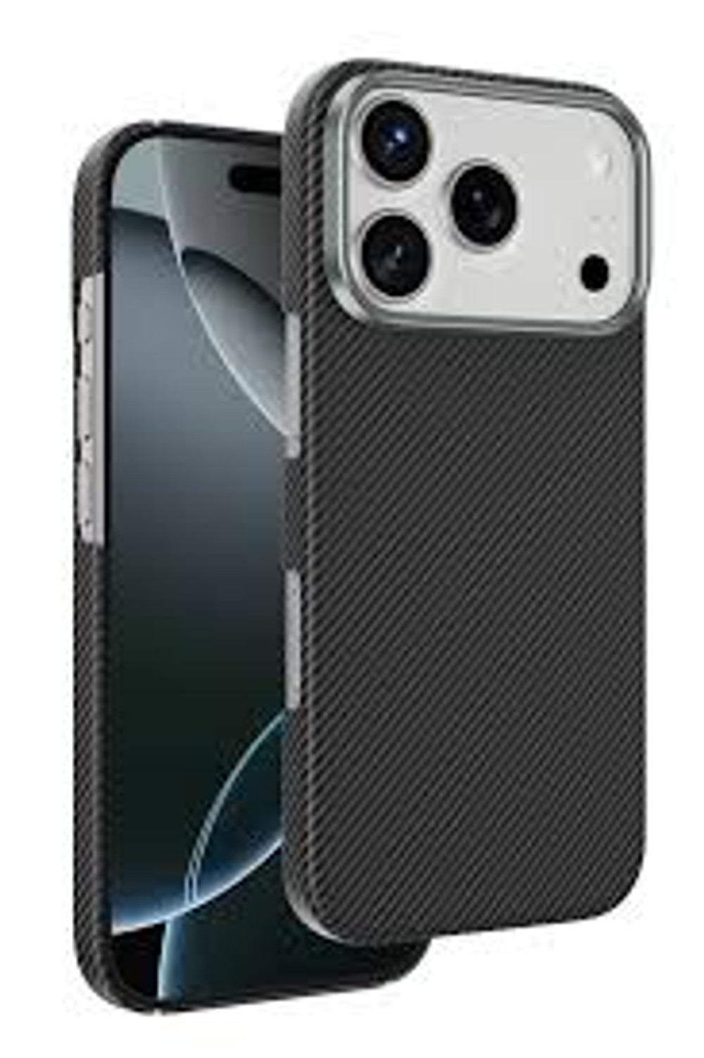 Чехол для iPhone 17 Pro Max Keephone Kevilar Sweden MagSafe Case, черный