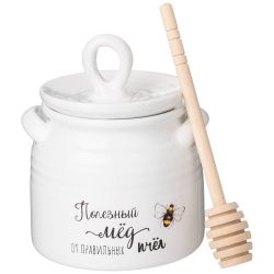 БАНКА ДЛЯ МЕДА 11,7*10,5*13,1 СМ 450 МЛ