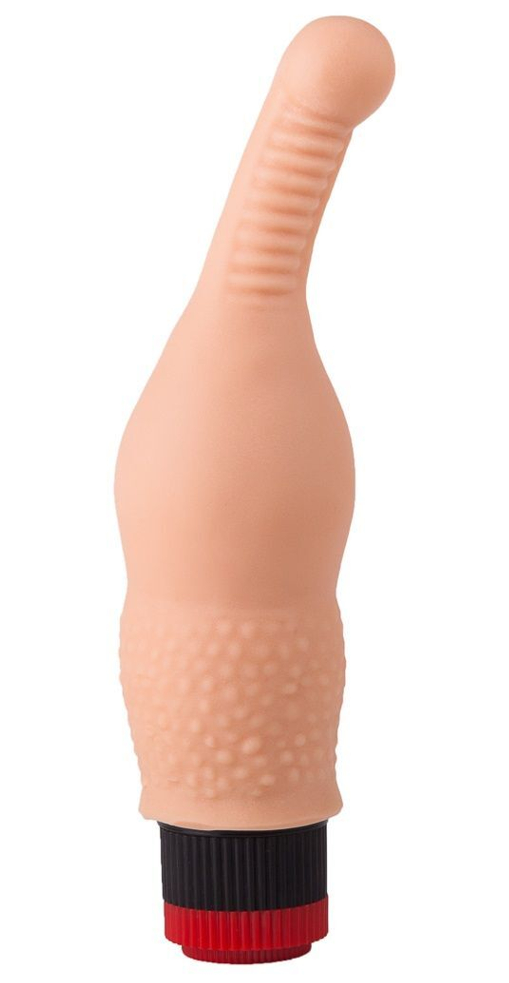 Анальный вибромассажер с тонким кончиком - 21 см.