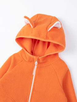 Толстовка флисовая "Лисичка" оранжевый