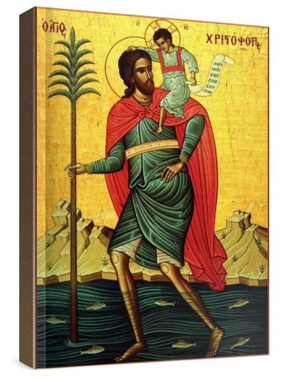 Христофор Псеглавец (рукописная икона)