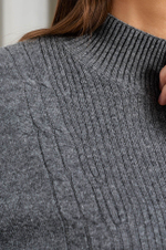 22921 Джемпер женский (графит)