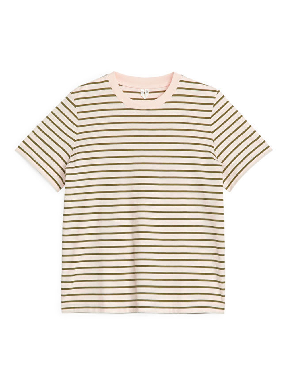 ARKET ФУТБОЛКА С КРУГЛЫМ ВЫРЕЗОМ, ПОЛОСКИ