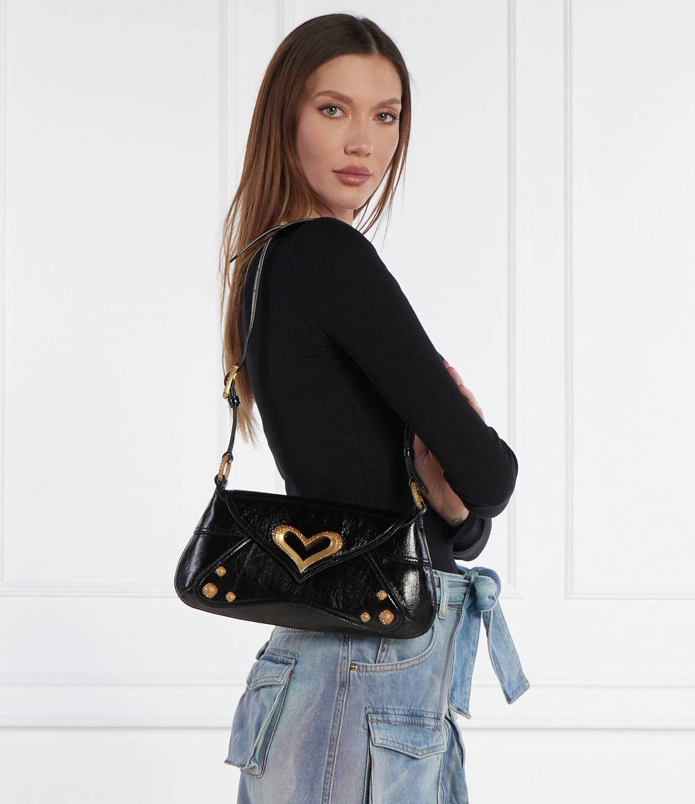 Кожаная сумка через плечо Pinko - черный(102829 A1EO)