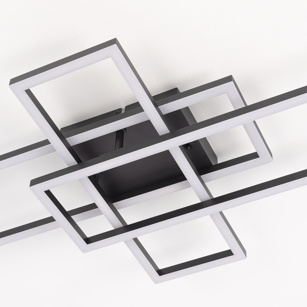 Citilux KUBIT CL201131 Люстра потолочная с пультом Чёрная