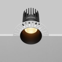 Светильник встраиваемый светодиодный Maytoni Dip DL122-15W-2.7K-TRS-B