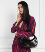 Кожаная сумка хобо brioche classic Pinko - черный(101526 A180)