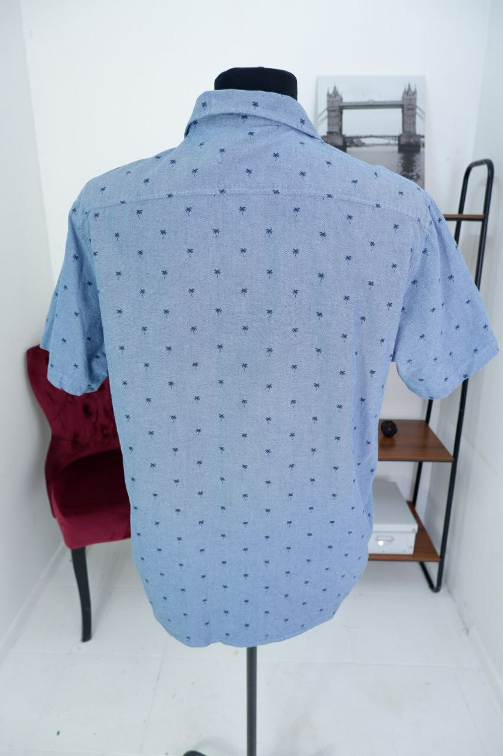 Рубашка Ostin хлопковая стильная 58 размер