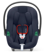 Коляска Cybex Balios S Lux TPE complete Aton B2 Bay Blue Base One 4 в 1 Chocolate Brown с дождевиками