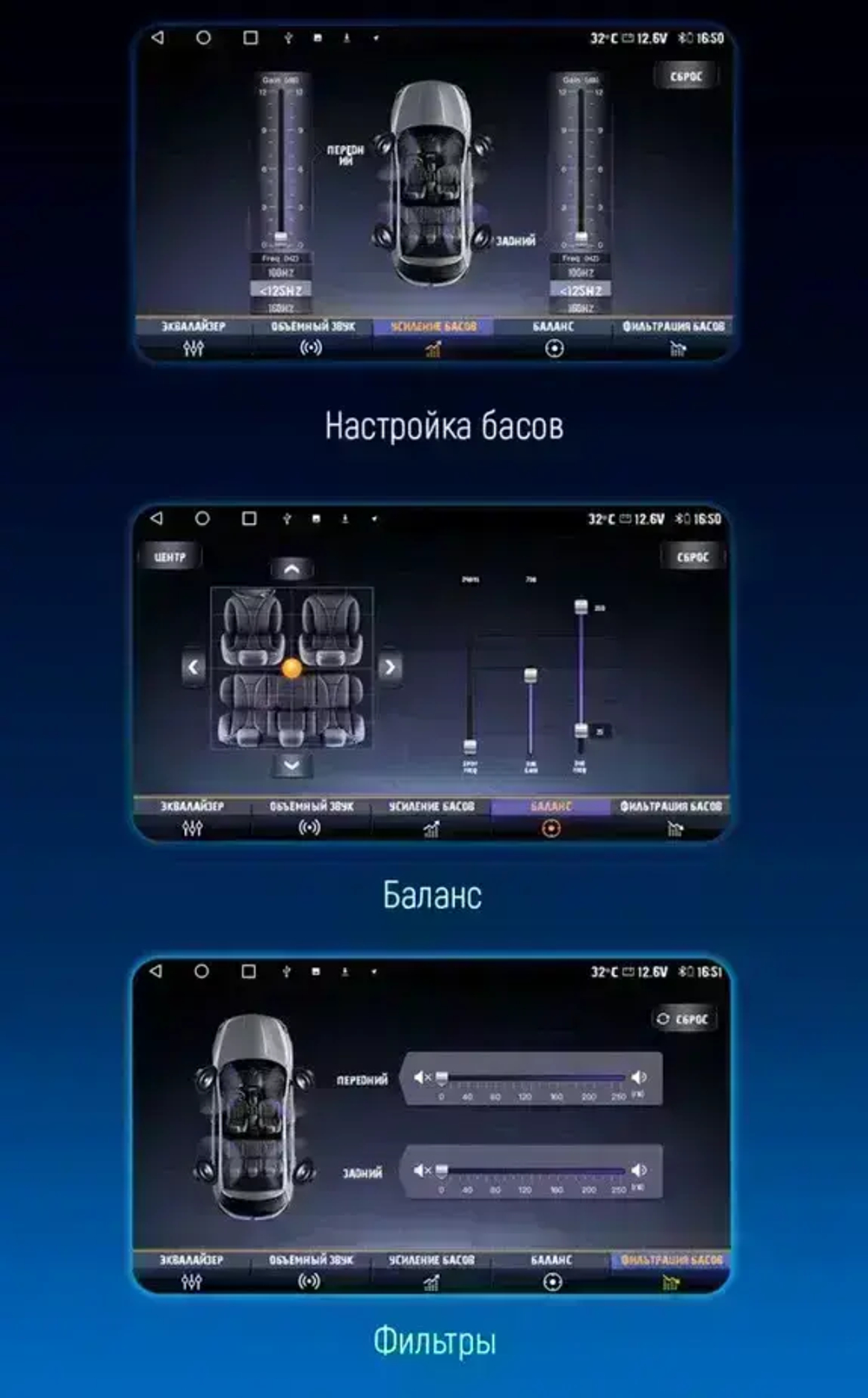 Магнитола для Porsche Cayenne 2002-2010 - Carmedia SF-9146FW QLed+2K, Android 13, TS20, CarPlay, 4G SIM-слот