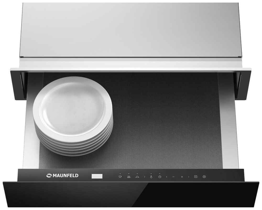 Встраиваемый шкаф для подогревания посуды Maunfeld MWD22BK