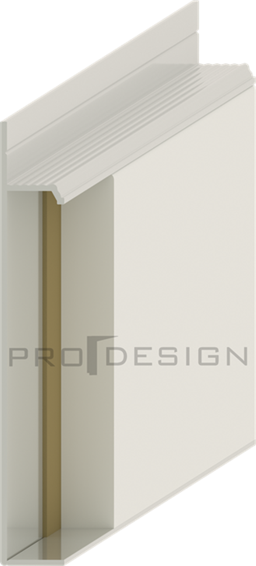 Скрытый плинтус Pro Design UNIVERSAL 235 не анодированный 2700мм