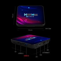 ТВ-приставка Ultra HD H96 Max V11, Android 11, 4 ядра, 4 + 32 ГБ