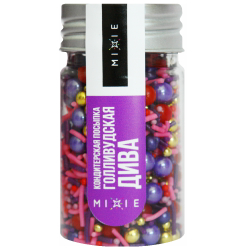 Посыпка кондитерская Голливудская дива 50 г MIXIE