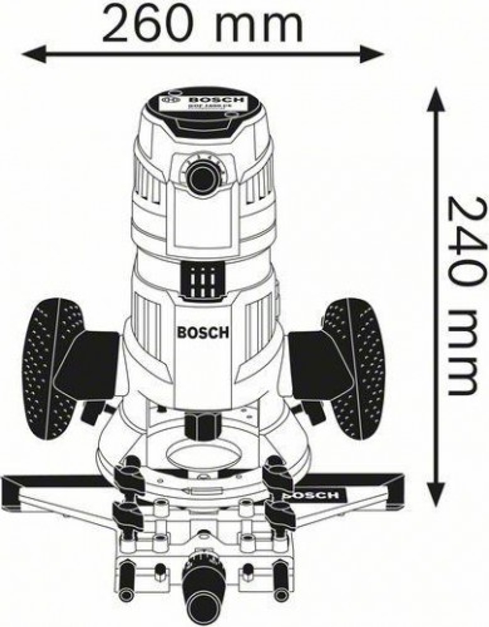 Фрезер сетевой BOSCH GMF 1600 CE 0601624002 Кейс L-Boxx