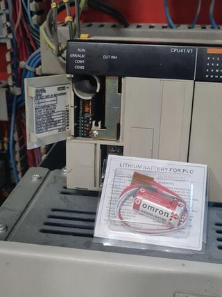 Замена батареи для контроллеров OMRON CPU41-V1