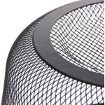 Корзина для хранения металлическая с деревянной ручкой «ФАРГО», цвет черный, 26*18см (лейбл Селфи)