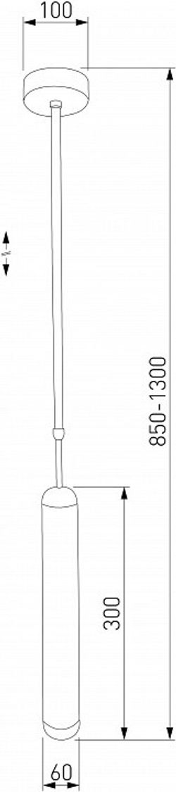 Светильник на штанге Eurosvet Pacific 50255/1 латунь