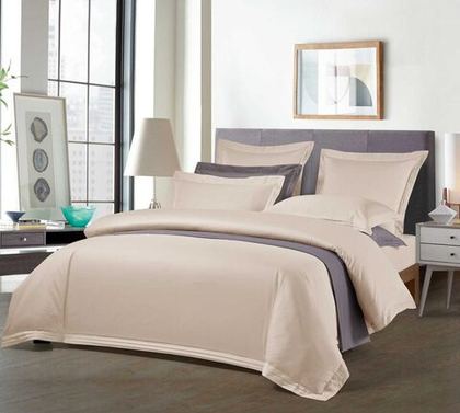 Постельное белье семейное Sharmes Soho светло-бежевое