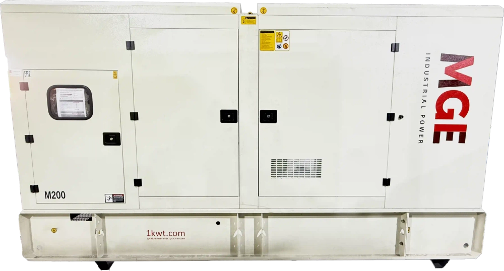 Дизельный генератор MGEp200YI (200 кВт, Yuchai) в кожухе