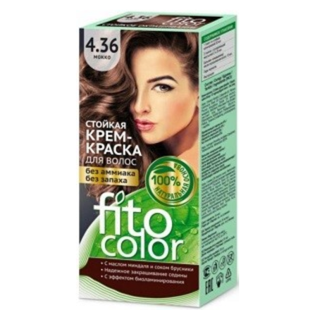 Краска для волос Fito Color Мокко 4.36