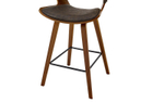 Стул барный JY3080-1109 коричневый PU#Y15-04/орех