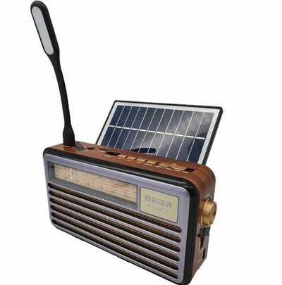 Радиоприемник с MP3 плеером +Solar panel в ретро стиле M-521BT-S