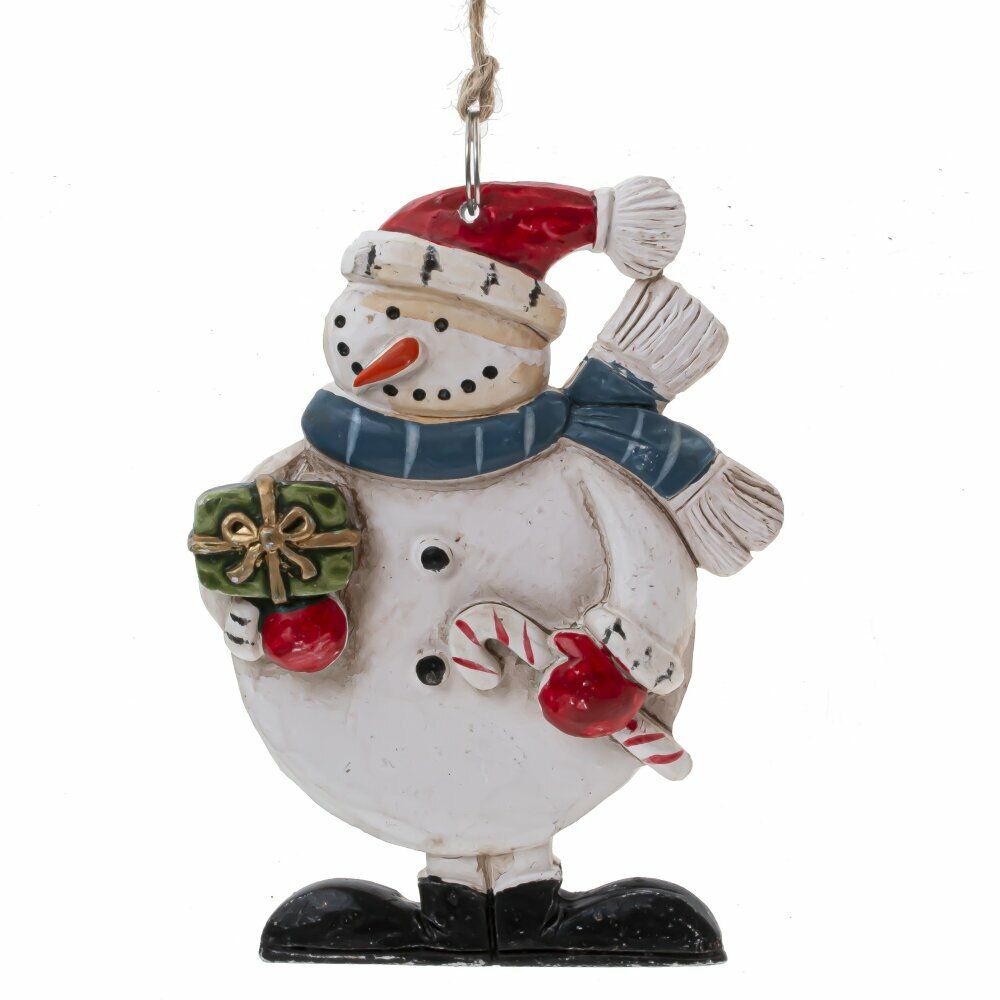 GAEM Изделие декоративное подвесное "Снеговик",L7,5 W0,5 H9 см, 2в.