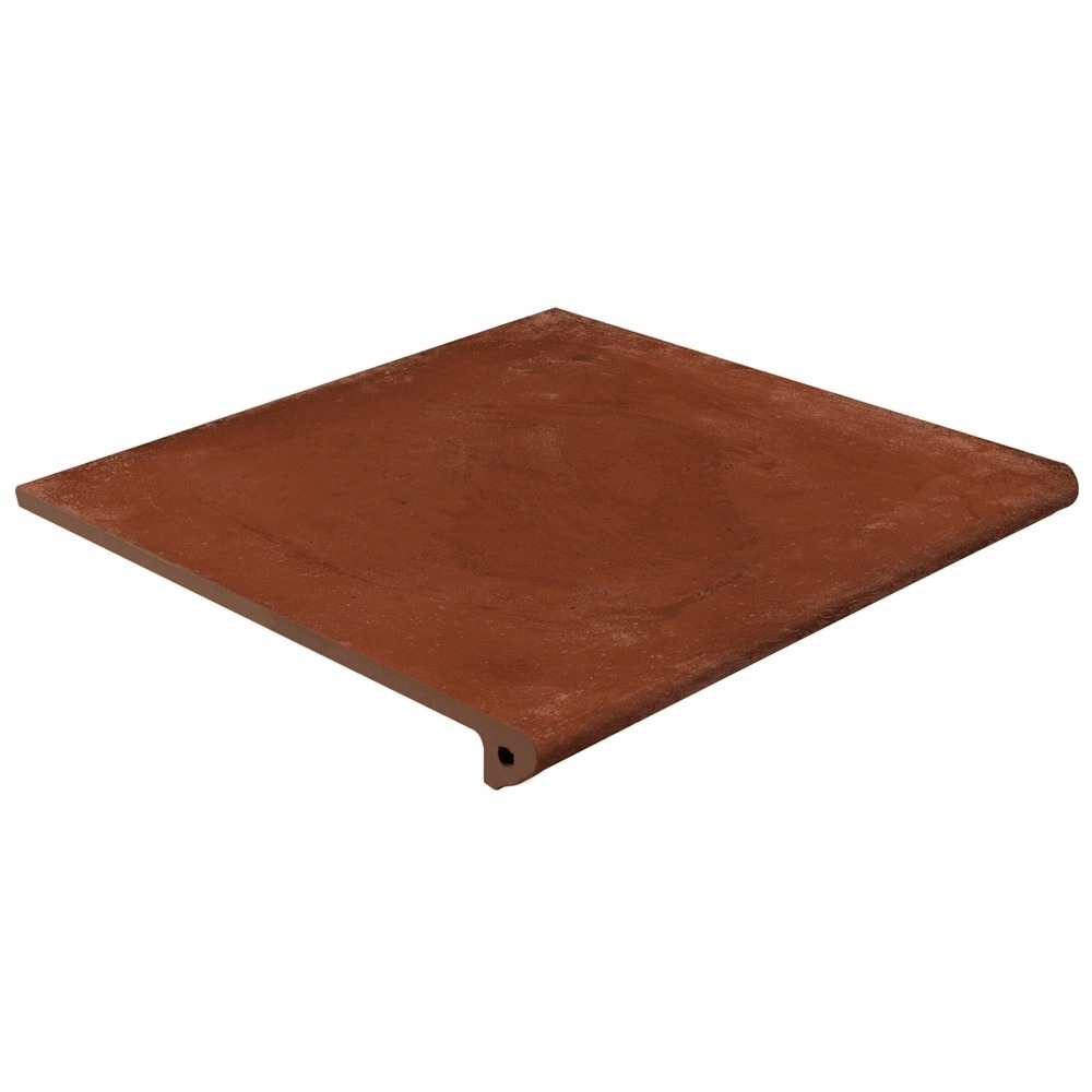 Ступень фронтальная клинкерная EXAGRES ALHAMAR ROJO 330х330х30 мм