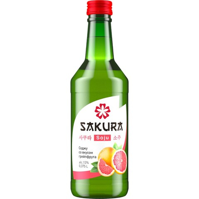 Соджу Sakura Soju Грейпфрут 0,375л.