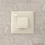 Вывод кабеля из стены "Avanti", "Ванильная дымка"