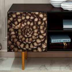 Тумба под ТВ Терра 155см Стайл Каштан