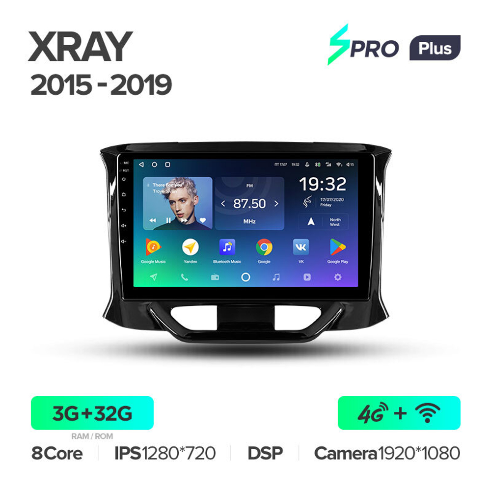 Teyes SPRO Plus 9"для LADA Xray 2015-2019