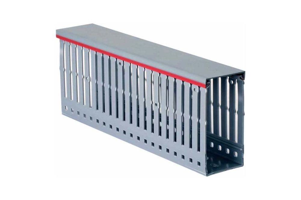 Короб перфорированный, серый RL12 80х80 DKC