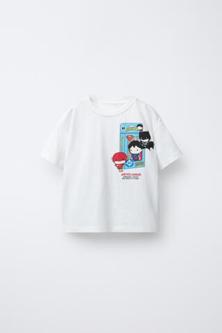 ZARA ФУТБОЛКА С КОРОТКИМИ РУКАВАМИ JUSTICE LEAGUE DC ™, БЕЛЫЙ