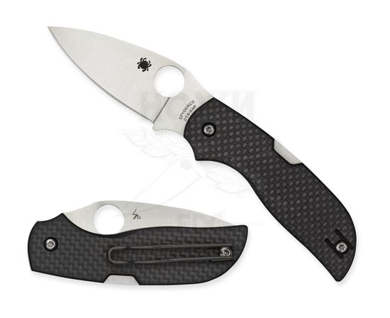 Складной нож Spyderco Chaparral C152CFP c клинком из стали CPM-S30V, рукоять карбон