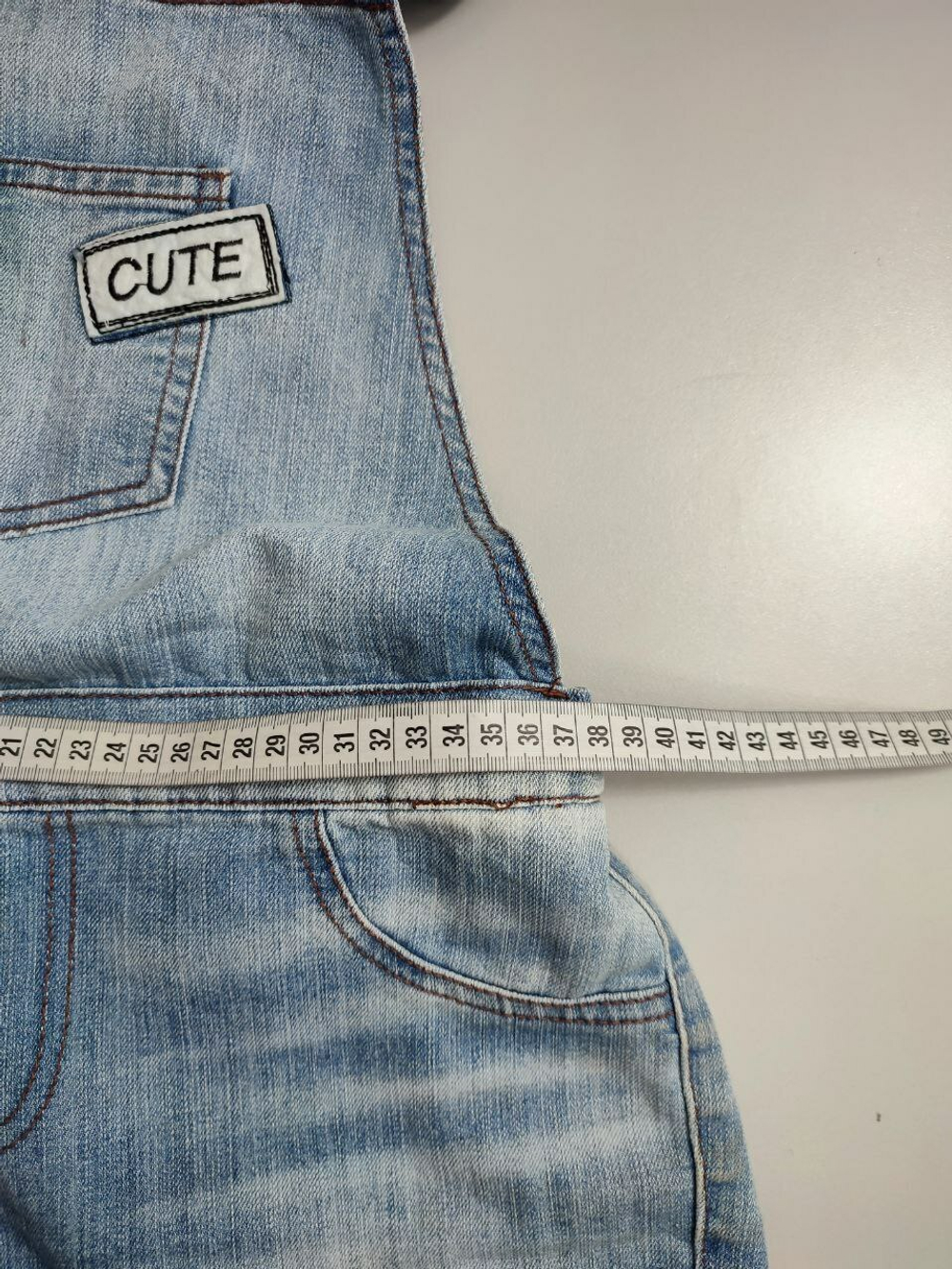 Комбинезон Gee Jay джинсовый  на 14+ лет